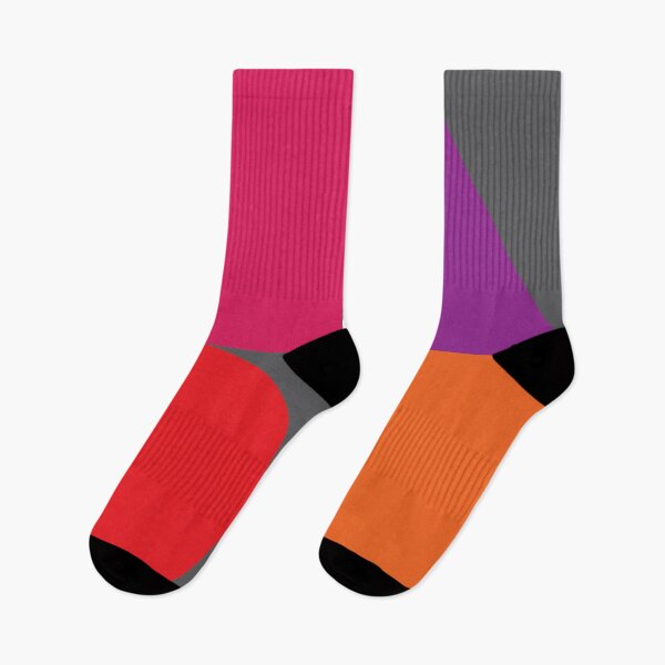 Item preview, Color blocks in hot colors on gray designed and sold by HelenDBVickers.