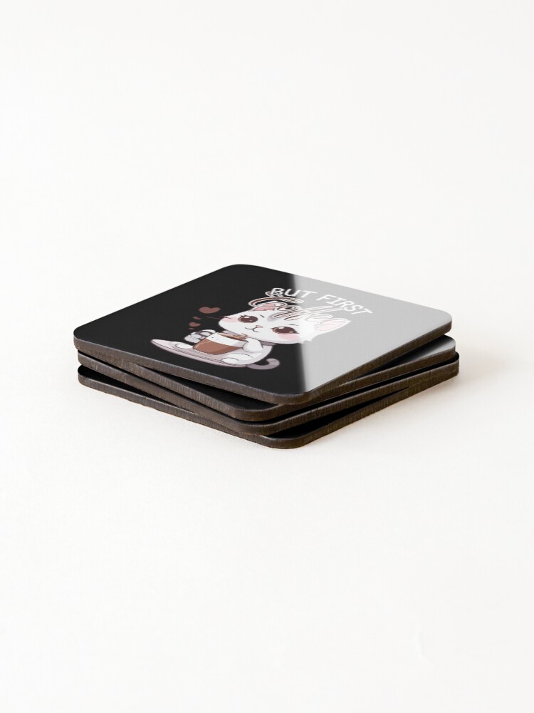 Thumbnail 4 of 5, Coasters (Set of 4), But Coffee First designed and sold by Ridaelb.