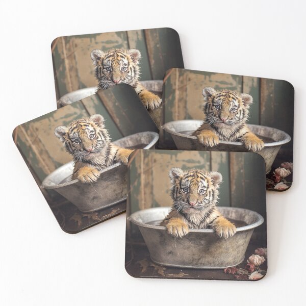 Item preview, Tiger Cub in Bathtub designed and sold by Elisabeth Lucas.
