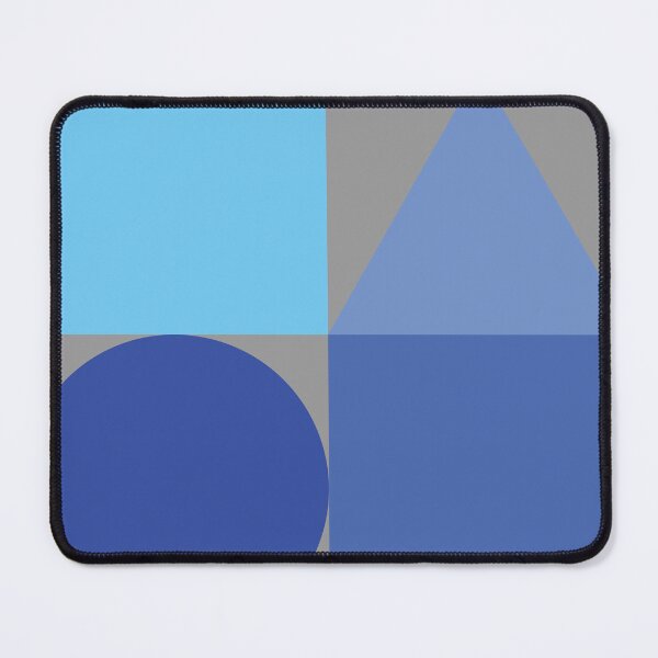 Item preview, Color blocks in blues on gray designed and sold by HelenDBVickers.