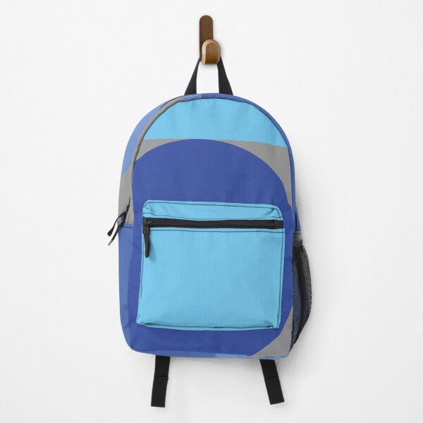 Item preview, Color blocks in blues on gray designed and sold by HelenDBVickers.