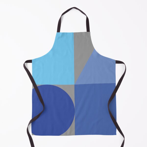 Item preview, Color blocks in blues on gray designed and sold by HelenDBVickers.