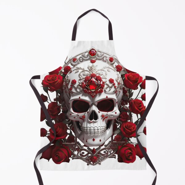 Item preview, Red Roses Skull designed and sold by tankuss.