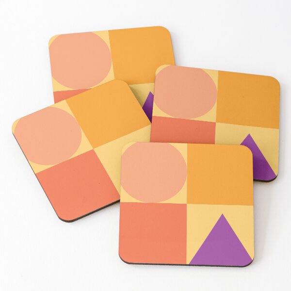Item preview, Color blocks in warm colors  designed and sold by HelenDBVickers.