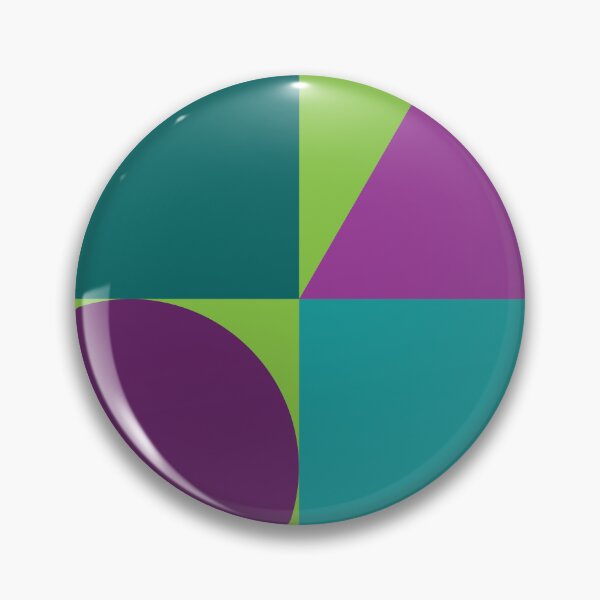 Item preview, Color blocks in greens and purple colors  designed and sold by HelenDBVickers.