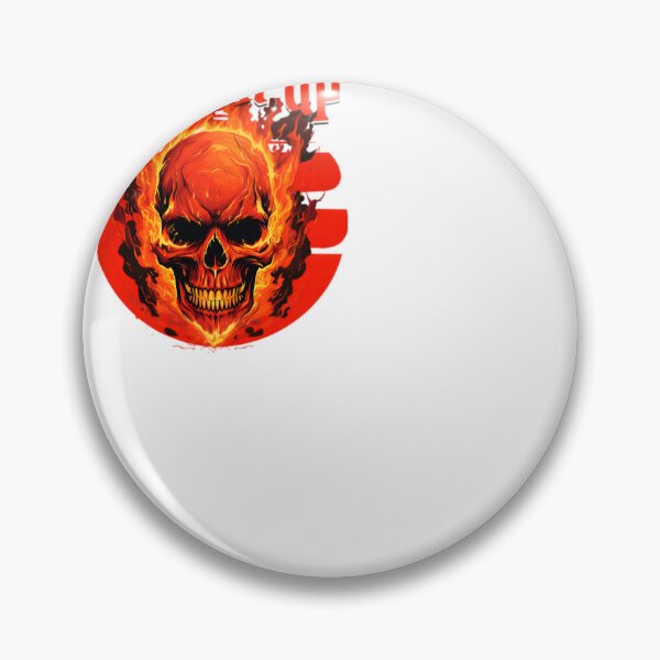 Item preview, Burnin Up Skull designed and sold by RiptideShirt.