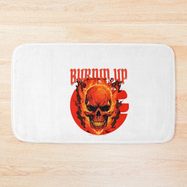 Item preview, Burnin Up Skull designed and sold by RiptideShirt.
