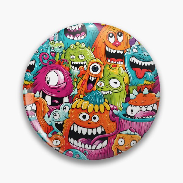 Item preview, The Big Monster Crush Halloween Party designed and sold by 89BLACK.