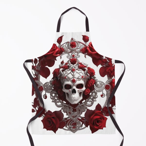 Item preview, Red Roses Skull designed and sold by tankuss.