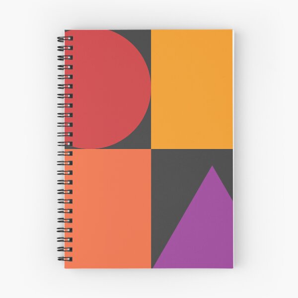 Item preview, Color blocks in warm colors on dark gray designed and sold by HelenDBVickers.