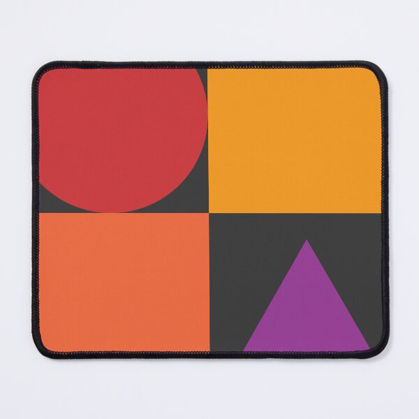 Item preview, Color blocks in warm colors on dark gray designed and sold by HelenDBVickers.