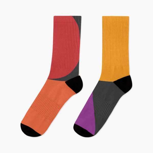 Item preview, Color blocks in warm colors on dark gray designed and sold by HelenDBVickers.