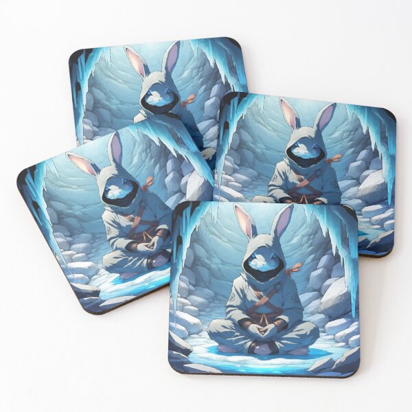 Item preview, Ninja Rabbit Meditating designed and sold by Ac3k.