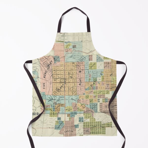 Item preview, Vintage Map of Ogden UT (1891) designed and sold by BravuraMedia.