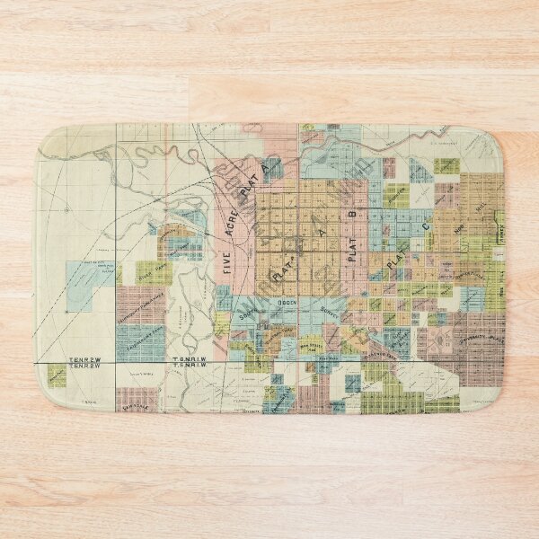 Item preview, Vintage Map of Ogden UT (1891) designed and sold by BravuraMedia.