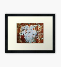Rust 9 Framed Print