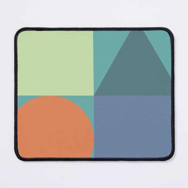 Item preview, Color blocks in soft colors on soft teal designed and sold by HelenDBVickers.