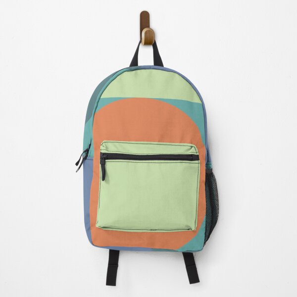 Item preview, Color blocks in soft colors on soft teal designed and sold by HelenDBVickers.