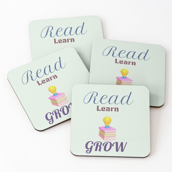 Item preview, Inspiring Learn Grow Design - Motivational Message - Redbubble designed and sold by zeddy-store.