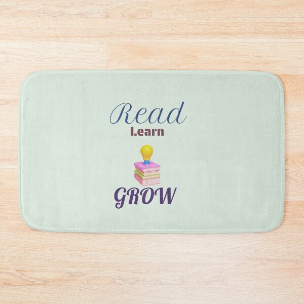 Item preview, Inspiring Learn Grow Design - Motivational Message - Redbubble designed and sold by zeddy-store.