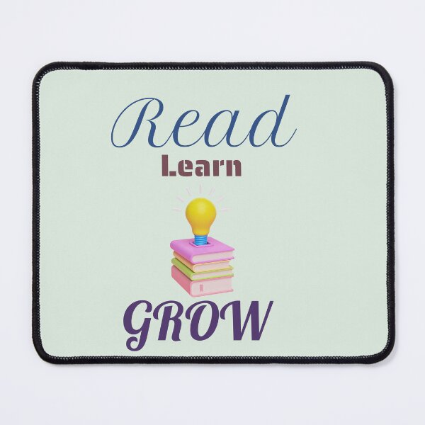 Item preview, Inspiring Learn Grow Design - Motivational Message - Redbubble designed and sold by zeddy-store.
