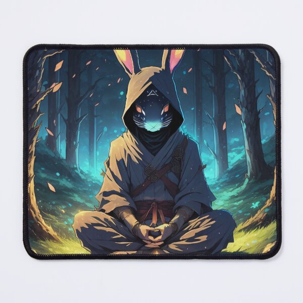 Item preview, Ninja Rabbit Meditating In Forest designed and sold by Ac3k.