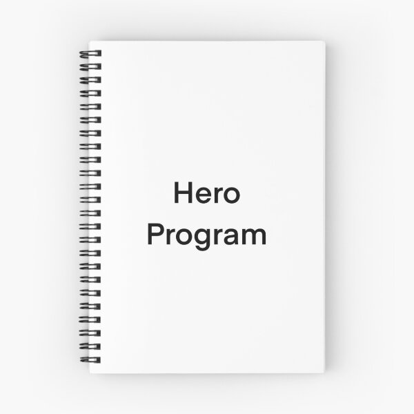 Item preview, A big screen with the word hero program. designed and sold by lukesubbby.