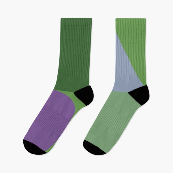 Item preview, Color blocks in greens and purple designed and sold by HelenDBVickers.