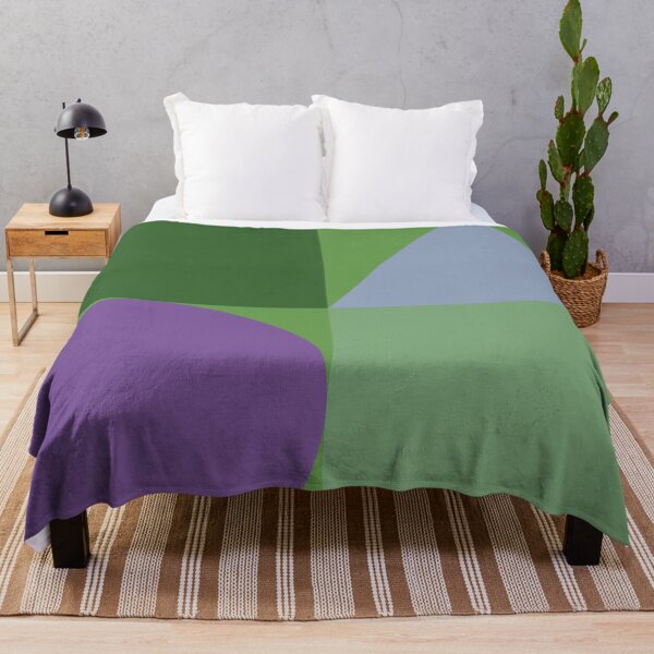 Item preview, Color blocks in greens and purple designed and sold by HelenDBVickers.