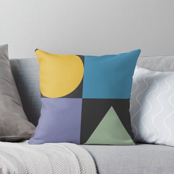 Item preview, Color blocks in soft neutral colors on dark gray designed and sold by HelenDBVickers.