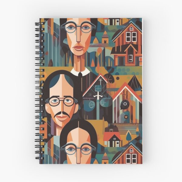 Item preview, American gothic cartoon designed and sold by MyrtaSB.