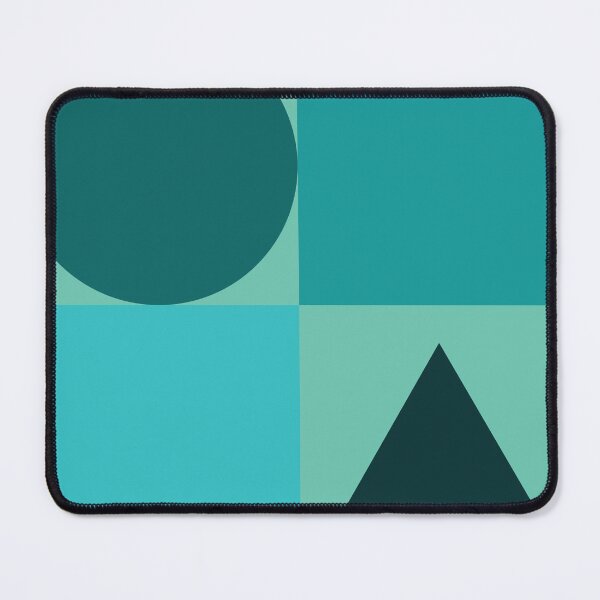 Item preview, Color blocks in a range of teals designed and sold by HelenDBVickers.