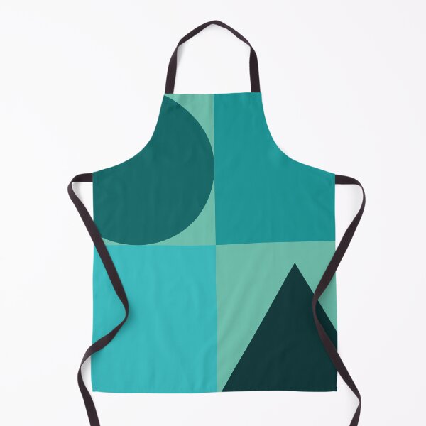 Item preview, Color blocks in a range of teals designed and sold by HelenDBVickers.
