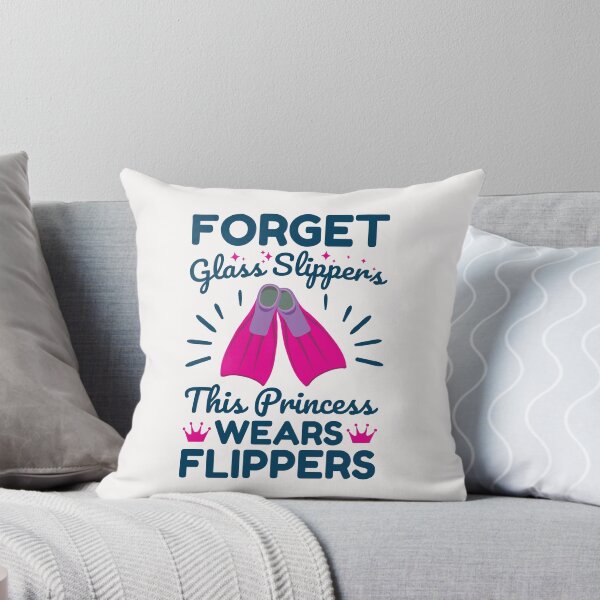 Item preview, Forget Glass Slippers This Princess Wears Flippers Swimming Swimmer designed and sold by jaygo.