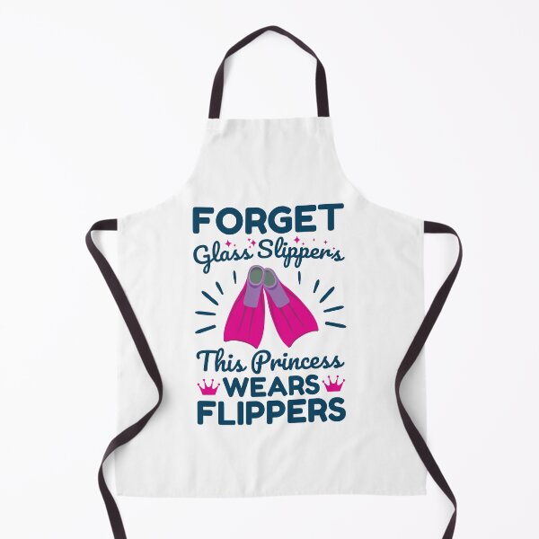 Item preview, Forget Glass Slippers This Princess Wears Flippers Swimming Swimmer designed and sold by jaygo.