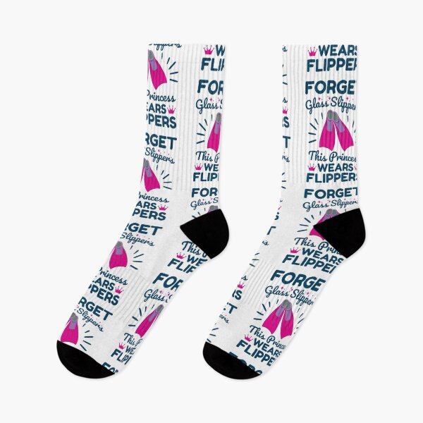 Item preview, Forget Glass Slippers This Princess Wears Flippers Swimming Swimmer designed and sold by jaygo.