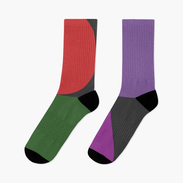 Item preview, Color blocks in warm colors on dark gray designed and sold by HelenDBVickers.