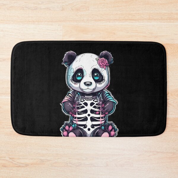 Item preview, Mysterious Panda Creepypasta with Dark and Floral Elements designed and sold by Mechanical-Artt.