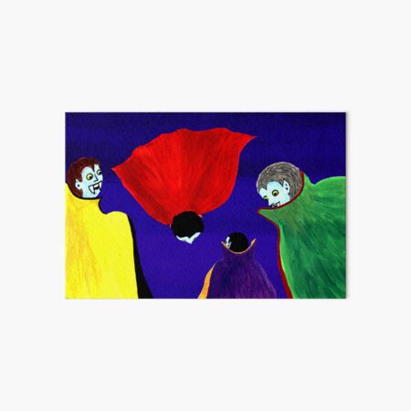 Halloween Vampire Art Board Print