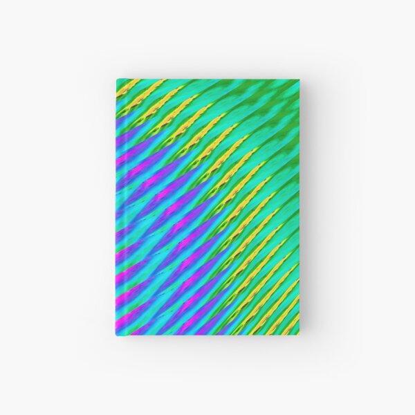 Neurons Firing Colour's Pulsing Hardcover Journal