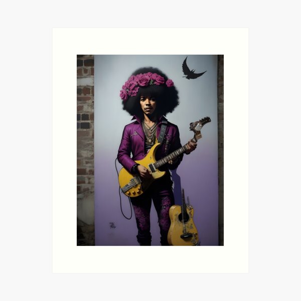 Artikel-Vorschau von Jimi Hendrix-Bild, designt und verkauft von Abyssus-art.