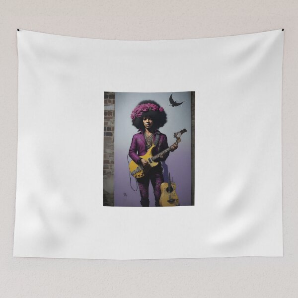 Aperçu de l'œuvre Jimi Hendrix image créée et vendue par Abyssus-art.