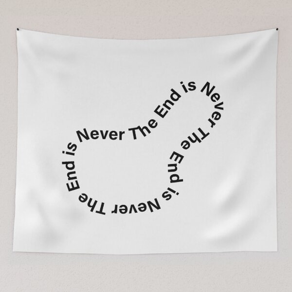 Item preview, THE END IS NEVER THE END.... designed and sold by ArcadeMerchant.