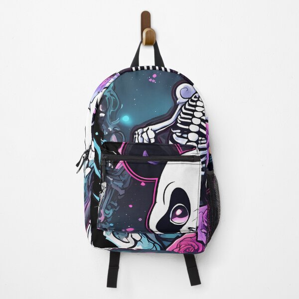 Item preview, Enigmatic Panda Skeleton amid Dreamy Floral Accents designed and sold by Mechanical-Artt.