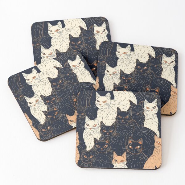 Item preview, Quirky Kitty Crew designed and sold by MuseMavenDesign.