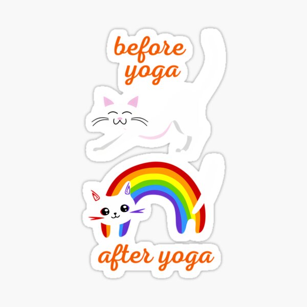 Yoga Stickers for Sale