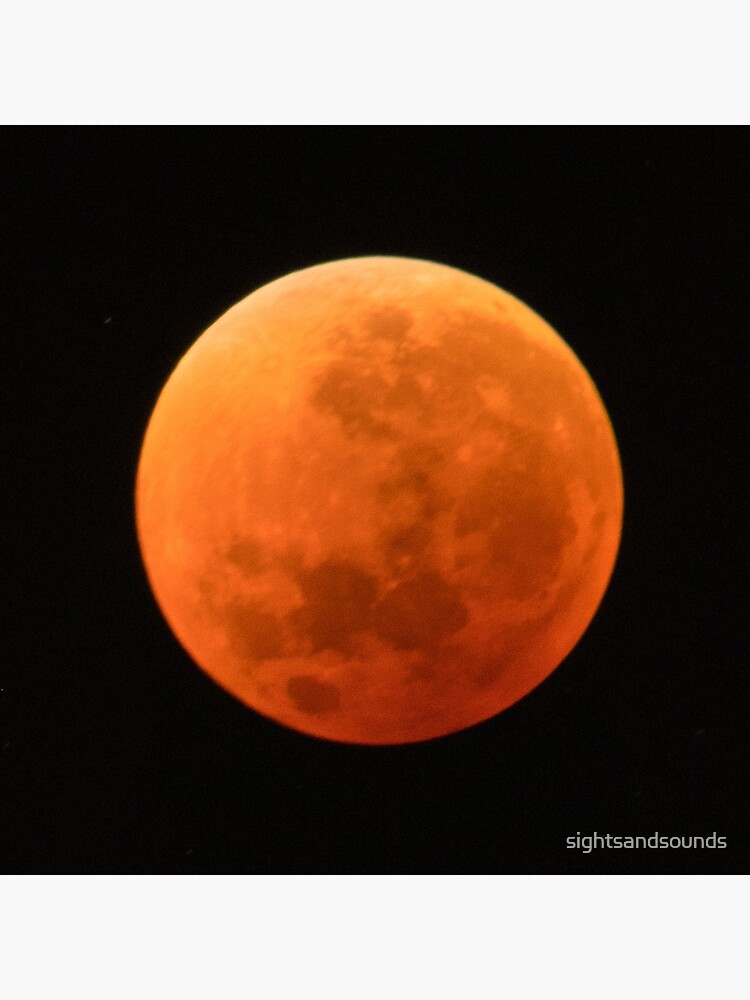 Super Blue Blood Moon Astronomy Graphic by sightsandsounds