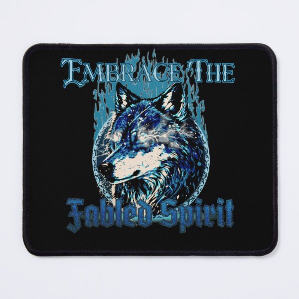 Item preview, Embrace The Fabled Spirit Wolf Blue designed and sold by MythikCreationz.