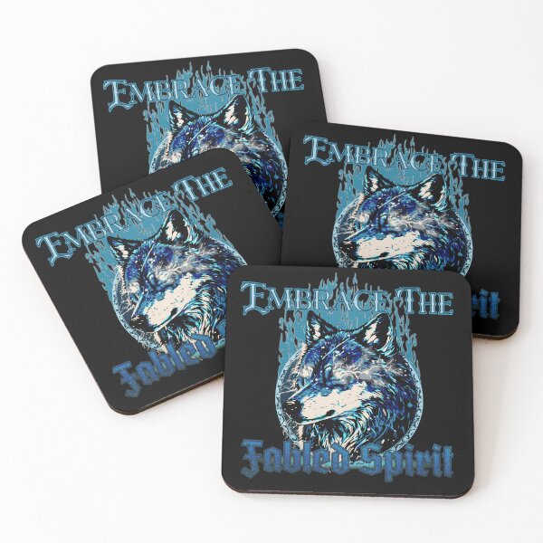 Item preview, Embrace The Fabled Spirit Wolf Blue designed and sold by MythikCreationz.