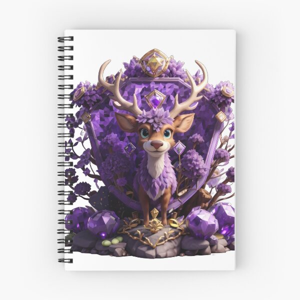 Item preview, Purple Amethyst Deer designed and sold by tankuss.